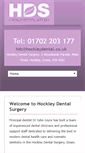 Mobile Screenshot of hockleydental.co.uk
